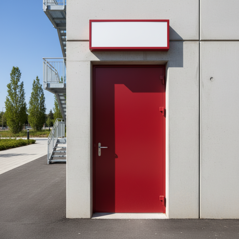 How to Choose Steel Fire Escape Doors for Your Building?