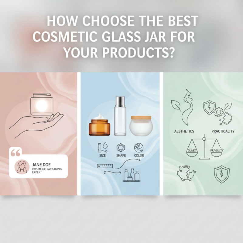 How to Choose the Best Cosmetic Glass Jar for Your Products?