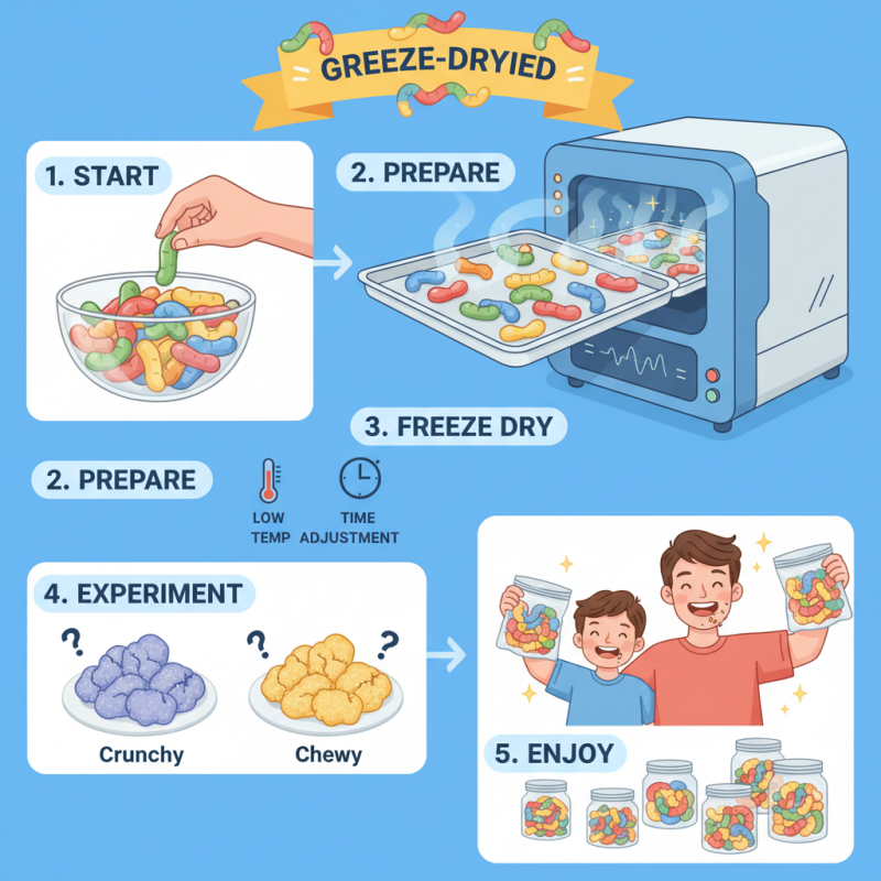 How to Make Freeze Dried Gummy Worms at Home?