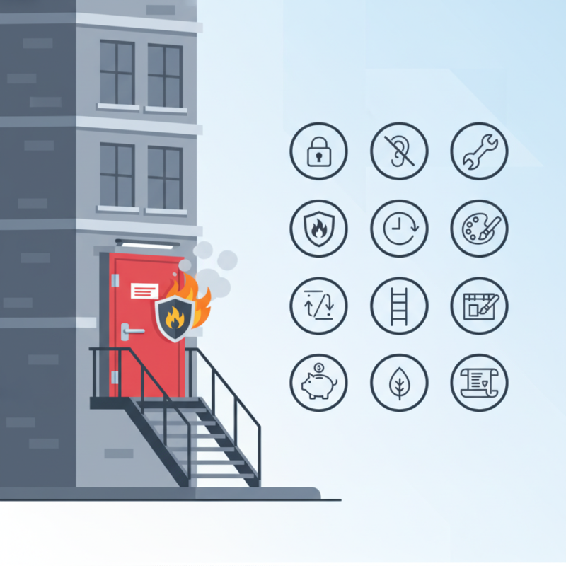 Top 10 Benefits of Steel Fire Escape Doors in Buildings?