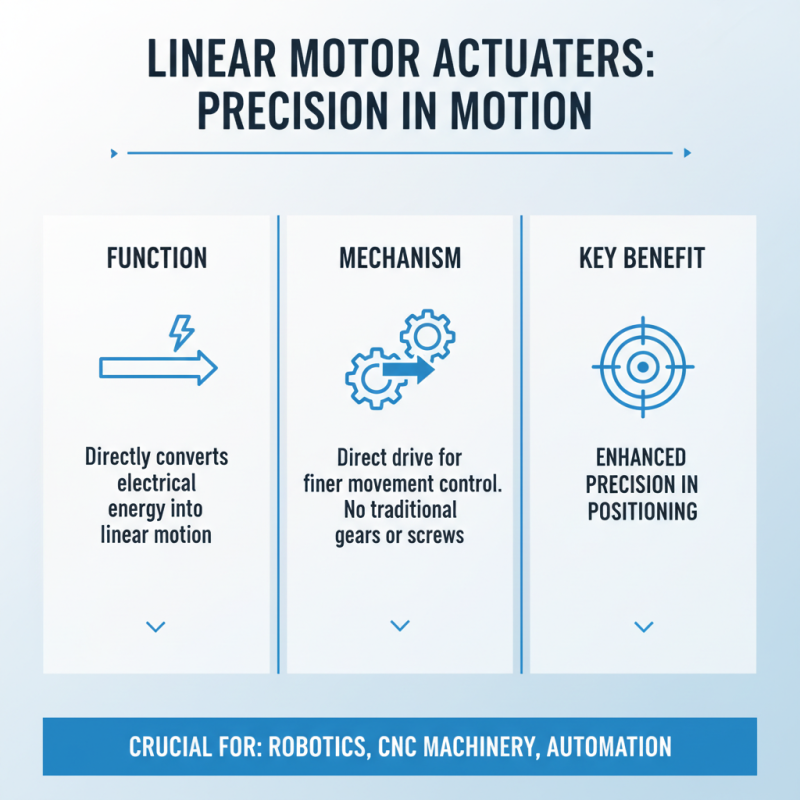 What Are the Benefits of Using Linear Motor Actuators?