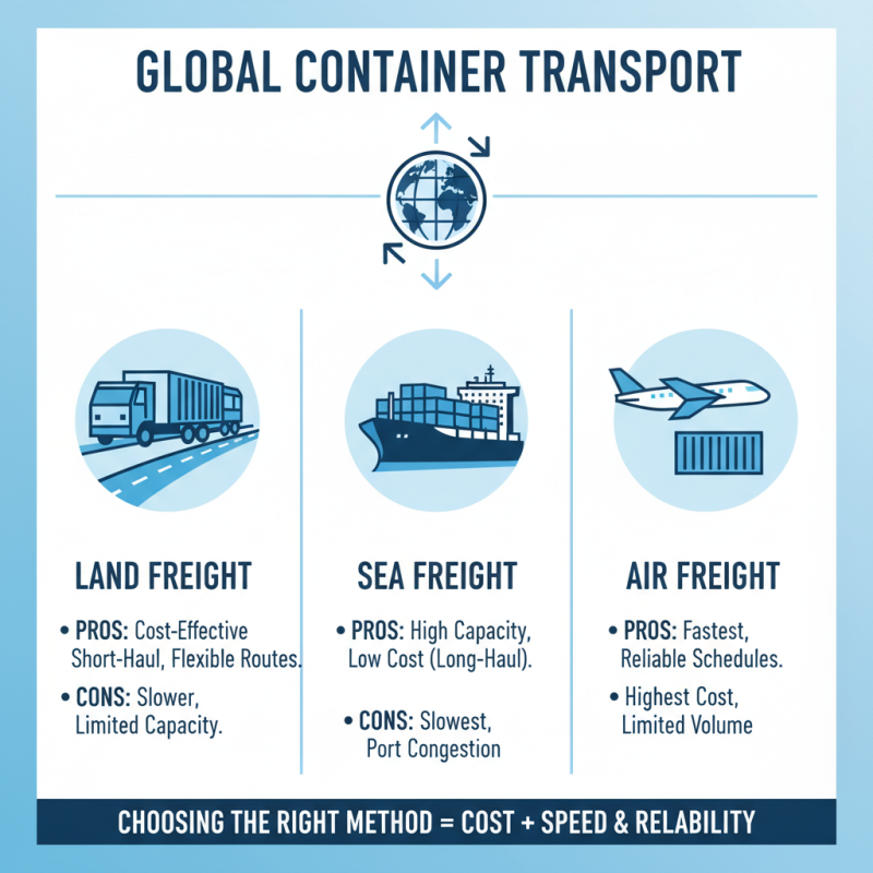 Top Container Transport Methods for Efficient Shipping Solutions?