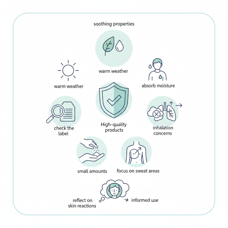 How to Use Talcum Powder Safely for Skin Care?