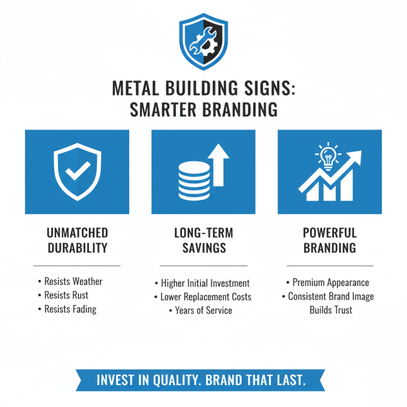Why Are Metal Building Signs Essential for Effective Business Branding?
