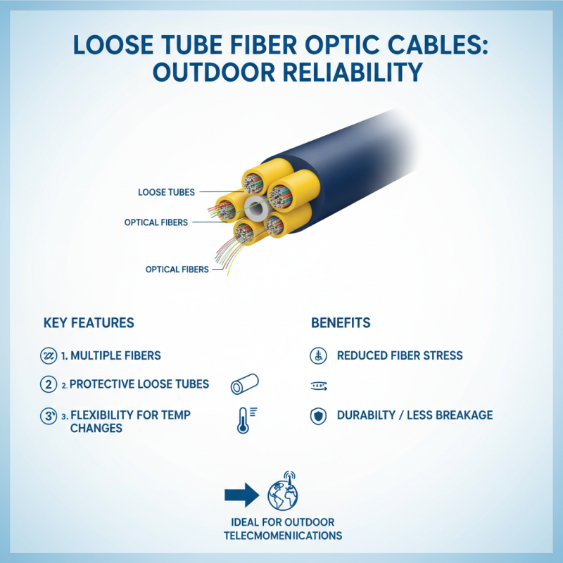 What is a loose tube fibre cable and how does it work?