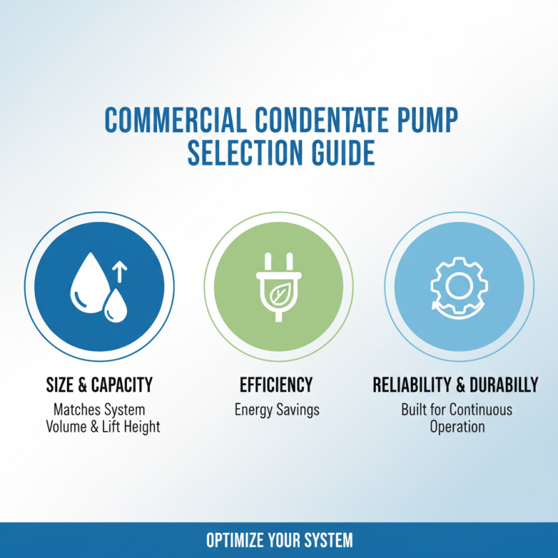 2026 How to Choose the Right Commercial Condensate Pump for Your Needs?