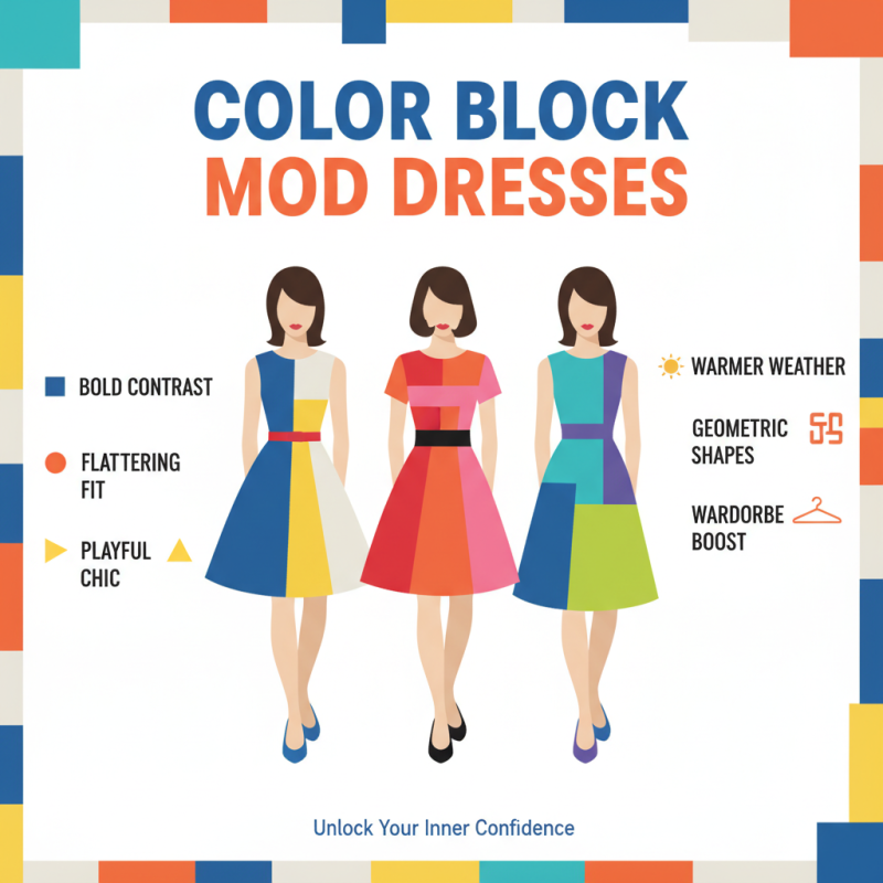 How to Style a Color Block Mod Dress for Any Occasion?