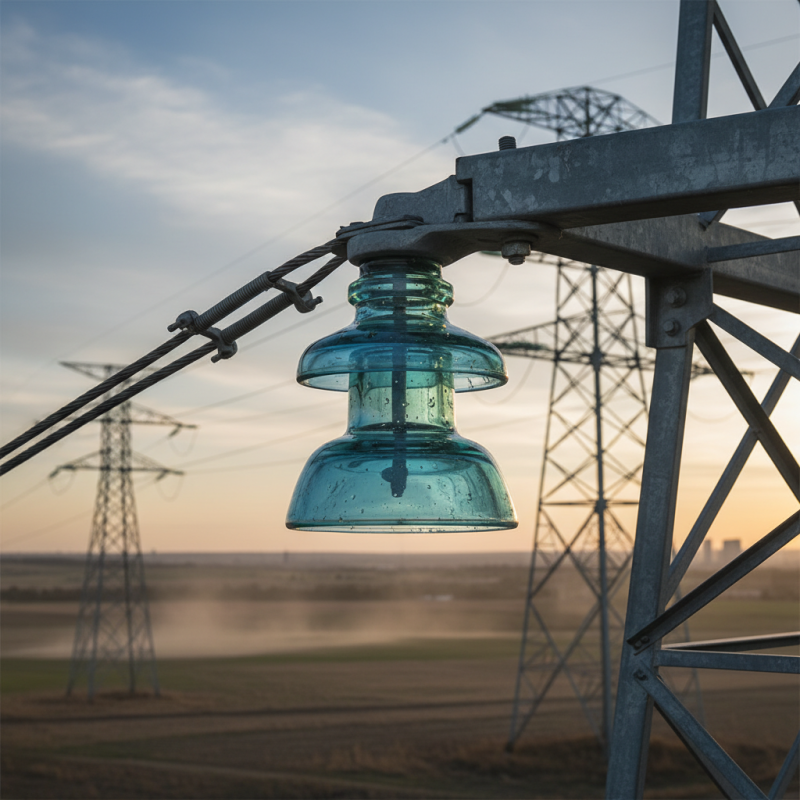 Why Double Shed Glass Insulator Is Essential for Power Transmission?