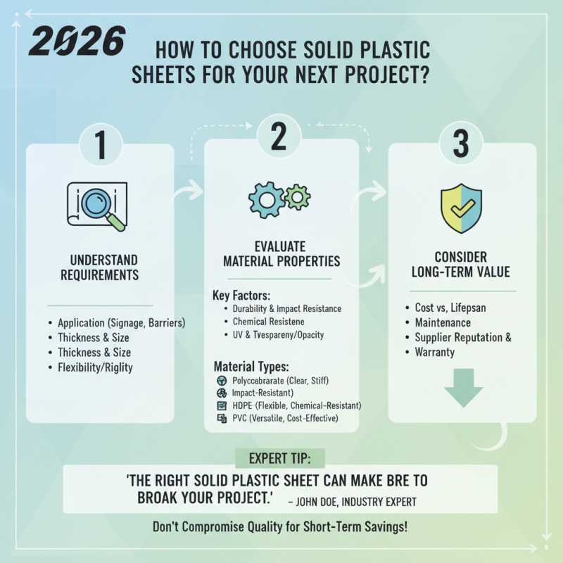 2026 How to Choose Solid Plastic Sheets for Your Next Project?