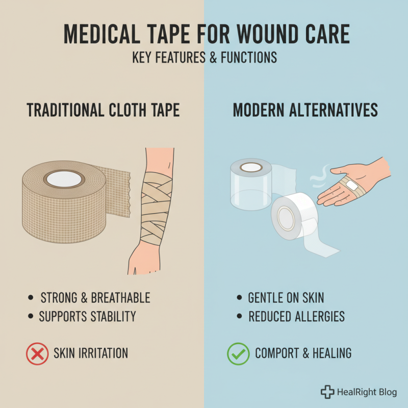 2026 Top Medical Tape Types for Effective Wound Care?