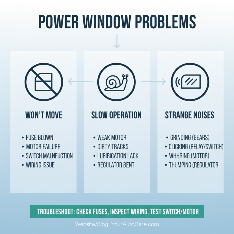 How to Troubleshoot Electric Power Window Issues in Your Car?