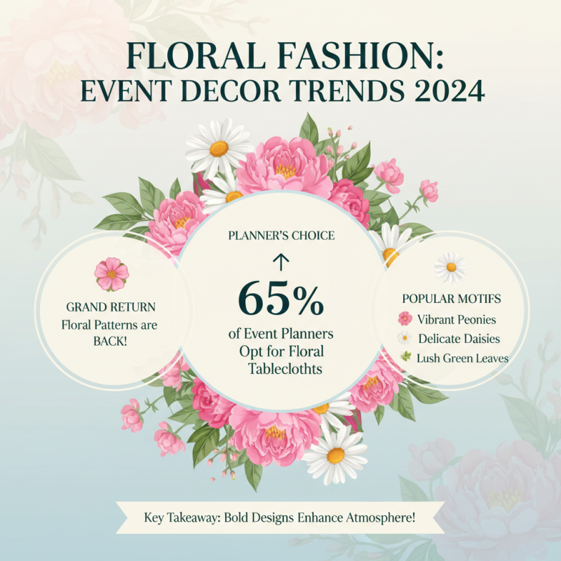 Top Floral Tablecloth Trends for Your Next Event Decor Ideas?