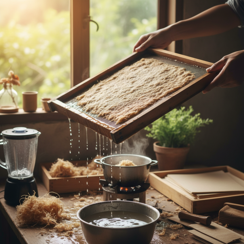 How to Make Wood Pulp Paper at Home Efficiently?