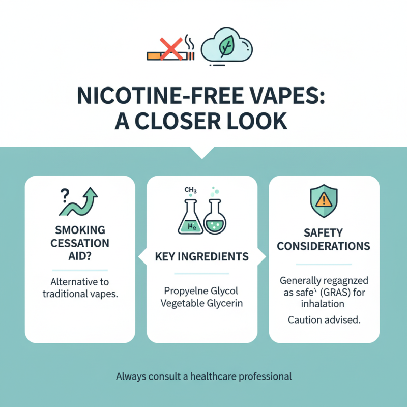 Why Choose Nicotine Free Vape for Your Smoking Cessation Journey?