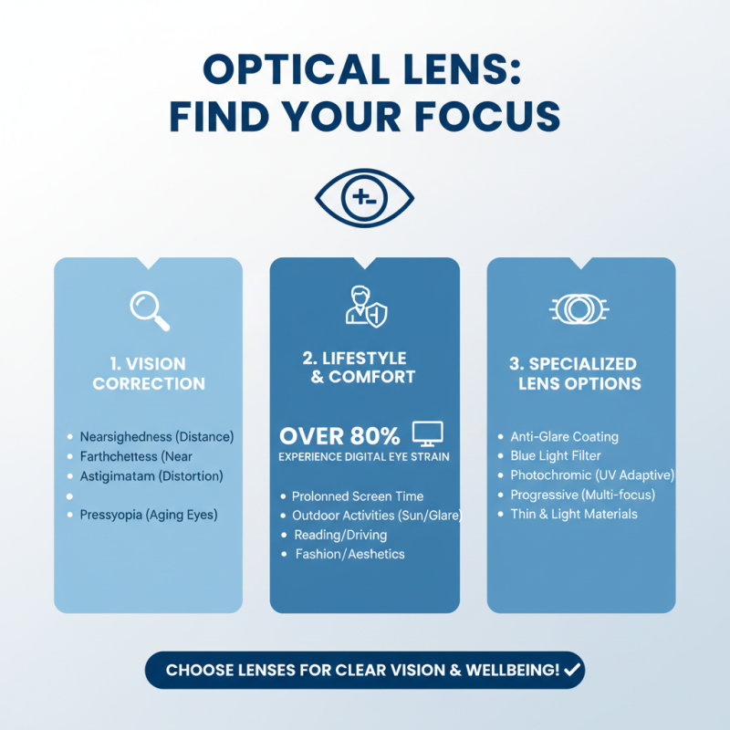How to Choose the Right Optical Lenses for Your Needs?