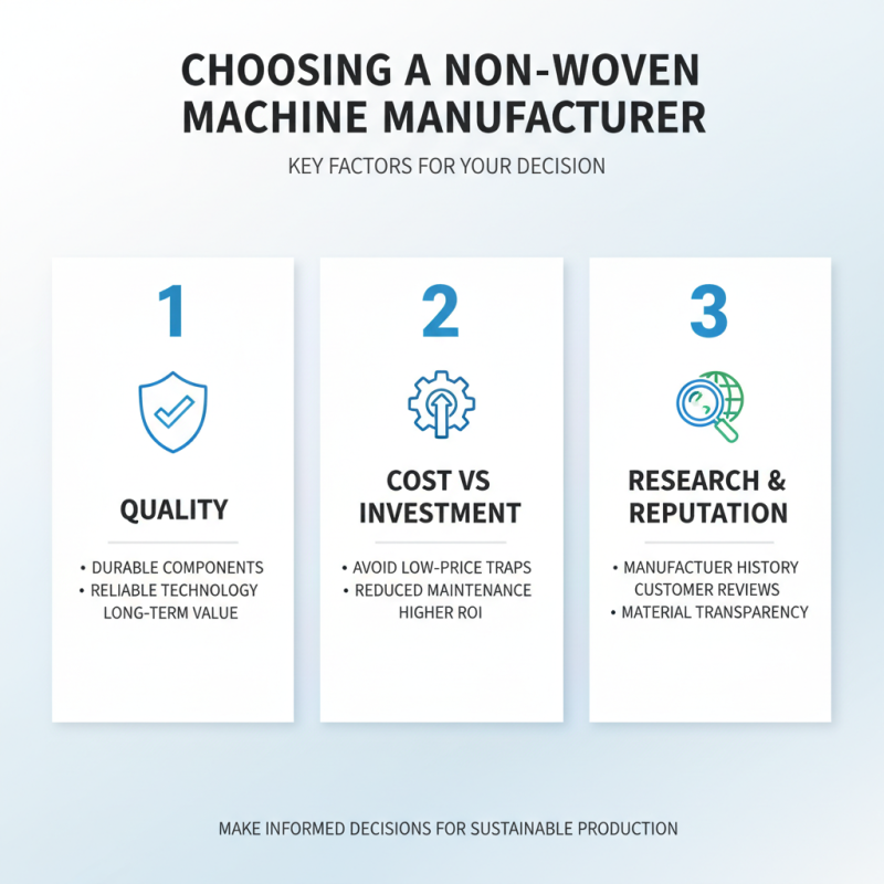 2026 How to Choose the Best Non Woven Machine Manufacturer?