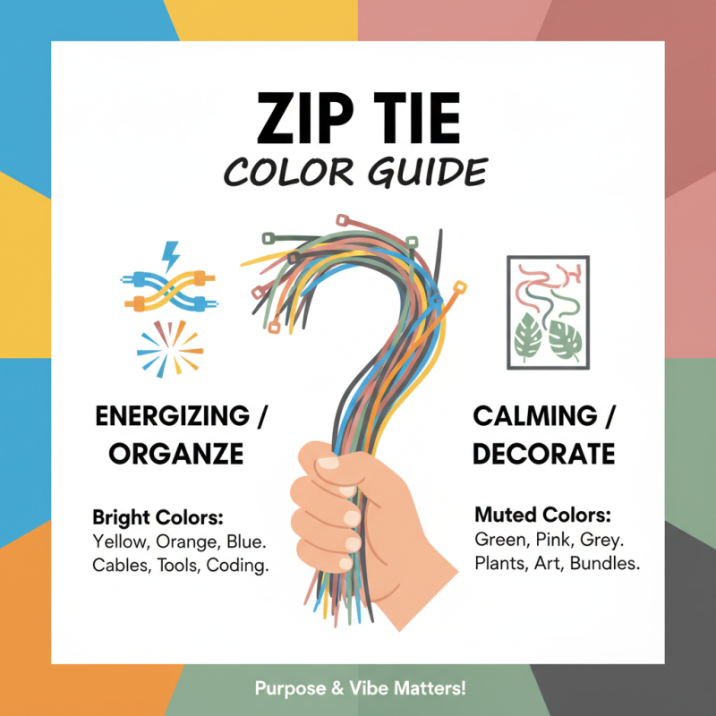 How to Use Colored Zip Ties for Organizing and Decorating Your Space?