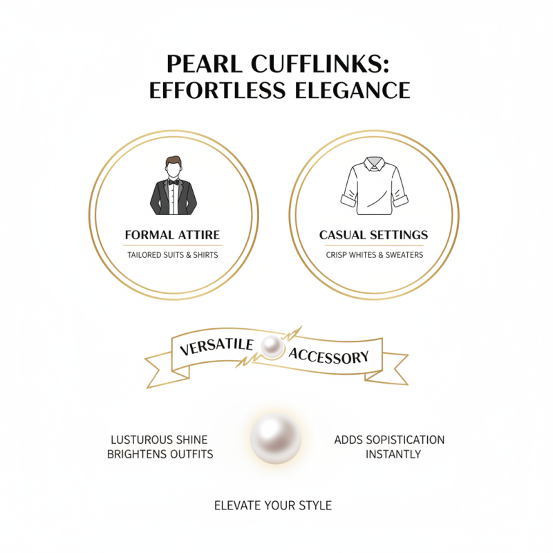 Top 10 Stylish Pearl Cufflinks for Every Occasion to Elevate Your Outfits?
