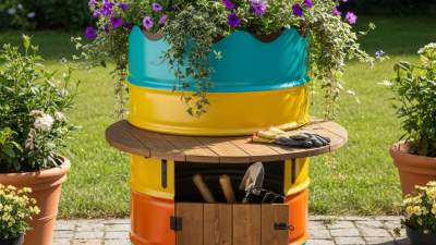 How to Recycle a Metal Drum Barrel for Creative Uses?