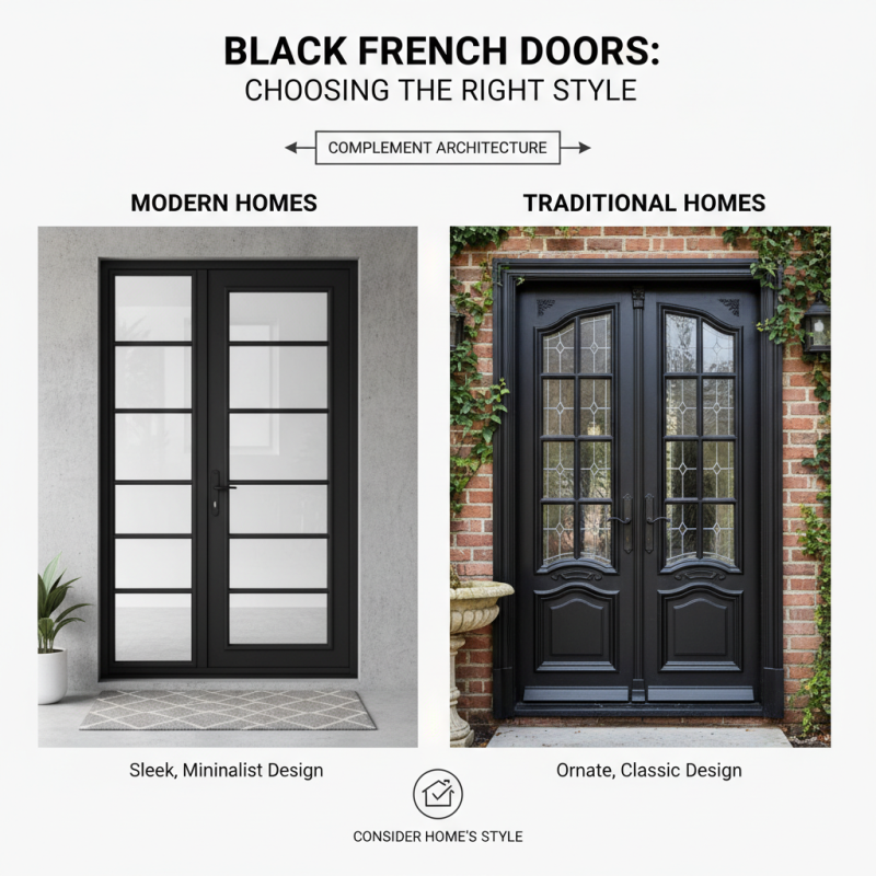 How to Choose the Best Black French Doors for Your Home?
