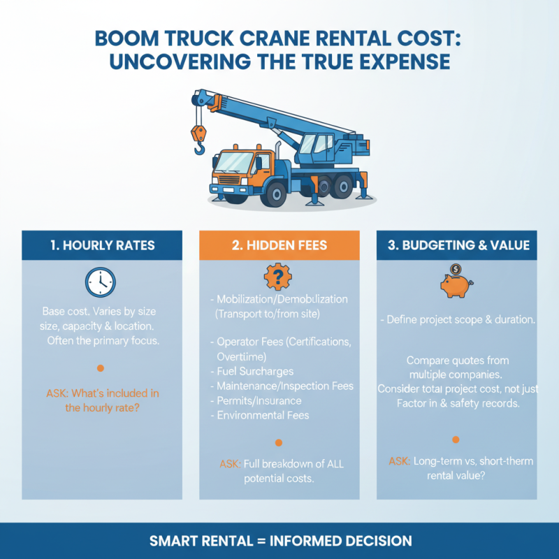 How to Choose the Best Boom Truck Crane Rental for Your Project?