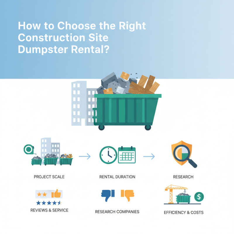 How to Choose the Right Construction Site Dumpster Rental?