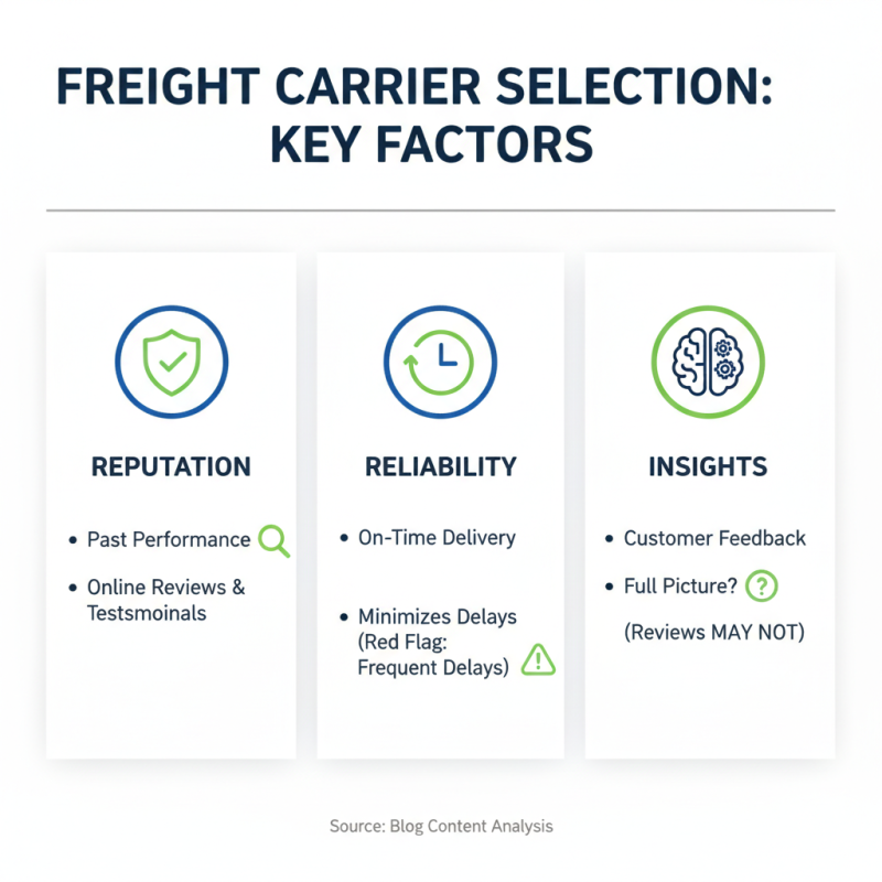 How to Choose the Right Freight Carrier for Your Needs?