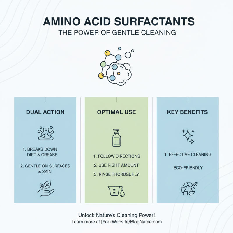 How to Use Amino Acid Surfactant for Effective Cleaning Solutions?