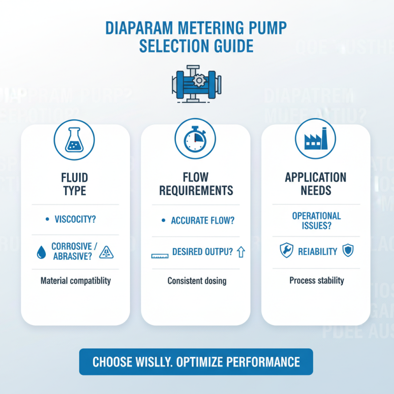 How to Choose the Right Diaphragm Metering Pump for Your Needs?