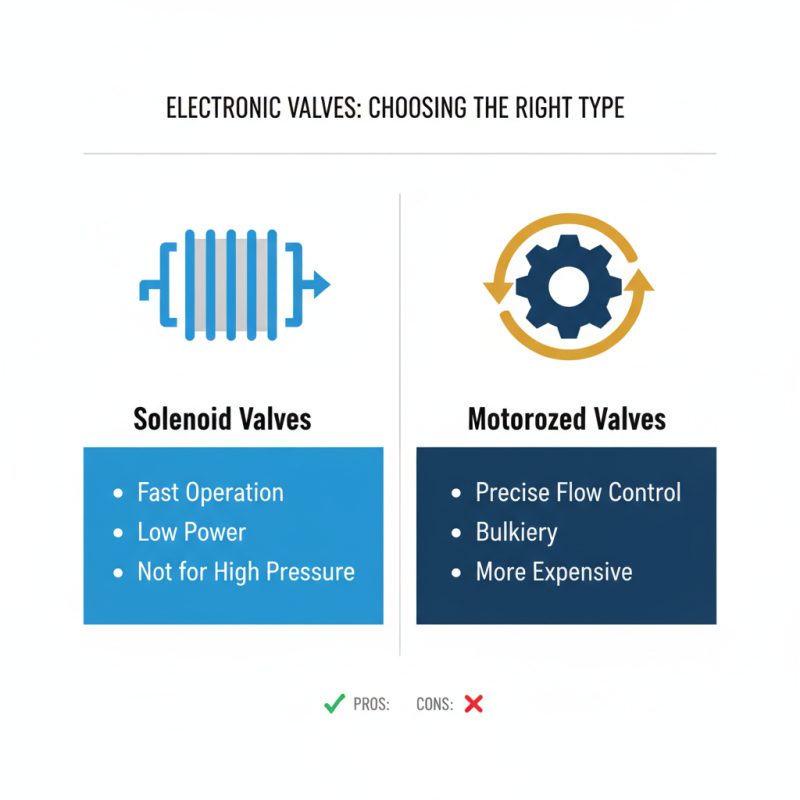 How to Choose the Right Electronic Valve for Your System?