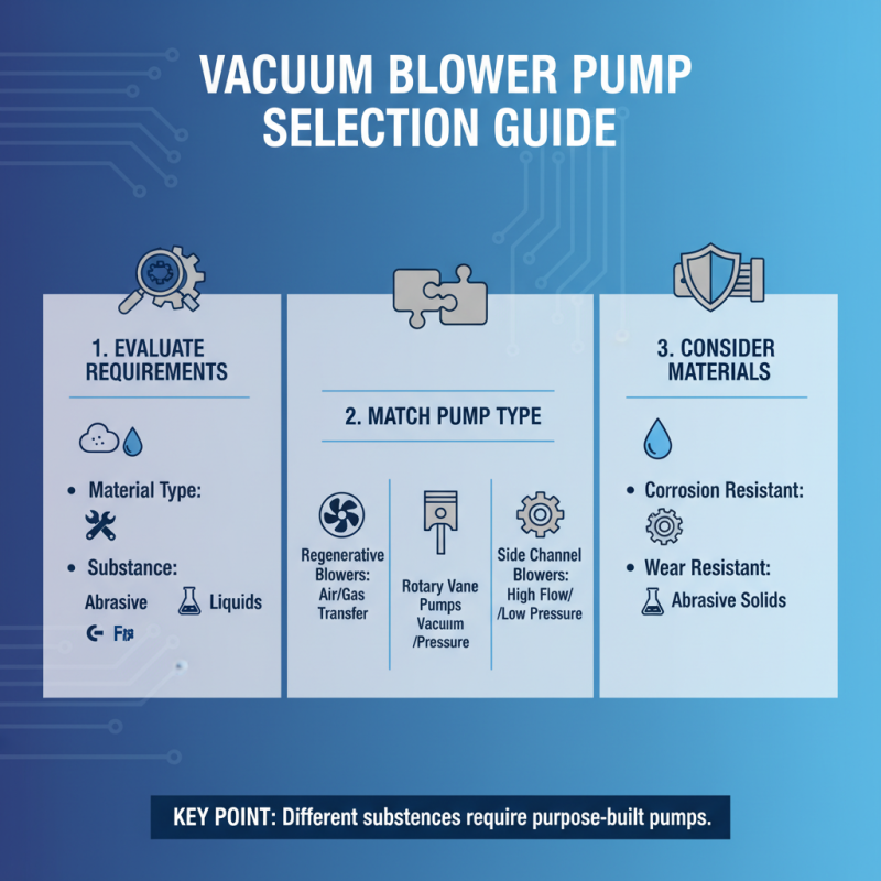 How to Choose the Right Vacuum Blower Pump for Your Needs?