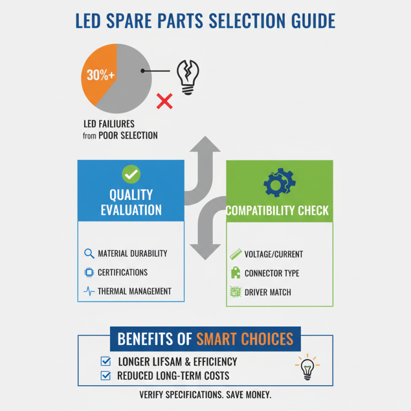 How to Choose the Right LED Spare Parts for Your Needs?