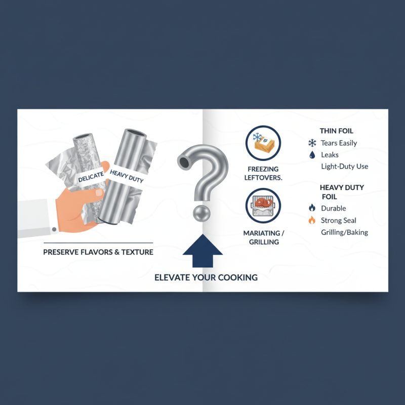 Why Choose the Right Wrapping Foil for Your Cooking Needs?