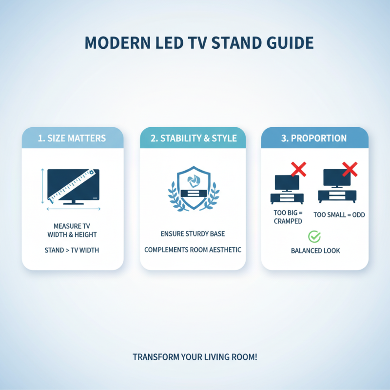 How to Choose the Best Modern Led Tv Stand for Your Living Room?