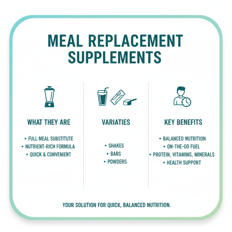 What is Meal Replacement Supplements and How Do They Work?