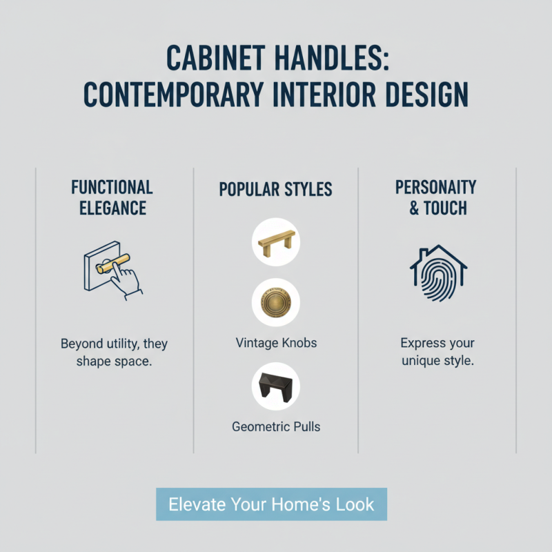 Top Cabinet Handle Designs You Need to Know About?
