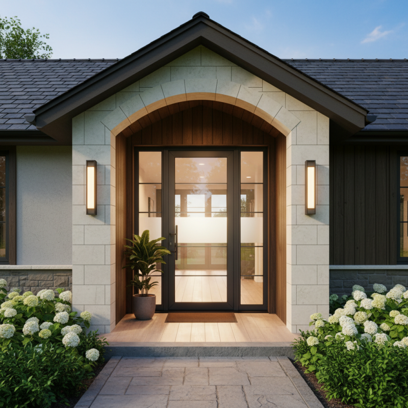 Why Choose Front Doors with Glass for Your Home Design?