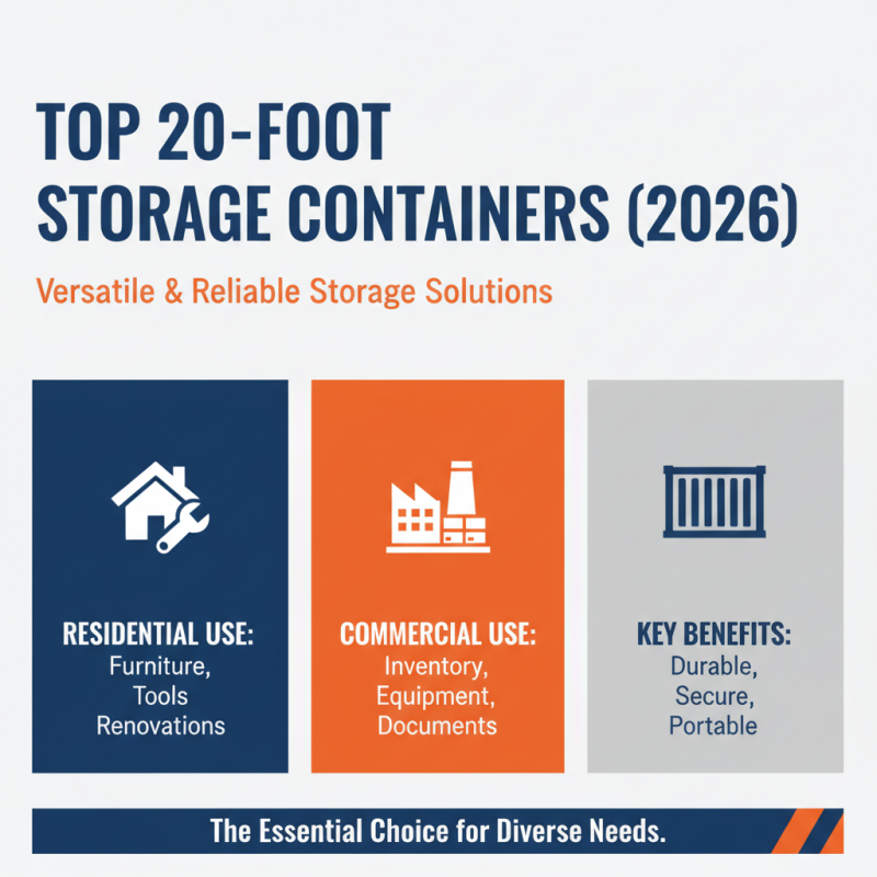 2026 Best 20 Foot Storage Container Options for You?
