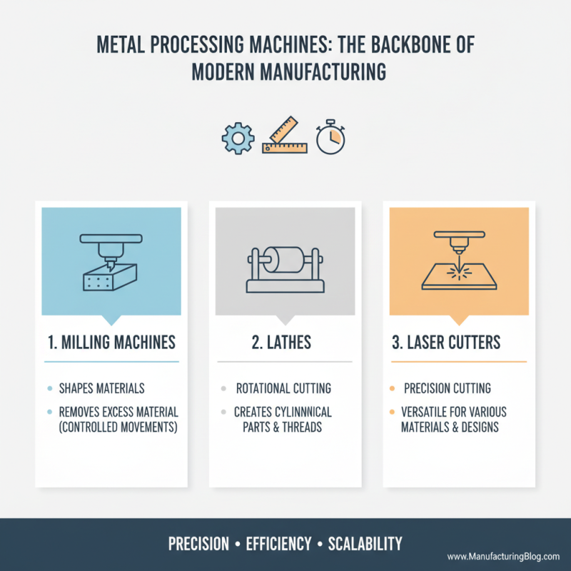 Why Metal Processing Machines are Essential for Modern Manufacturing?
