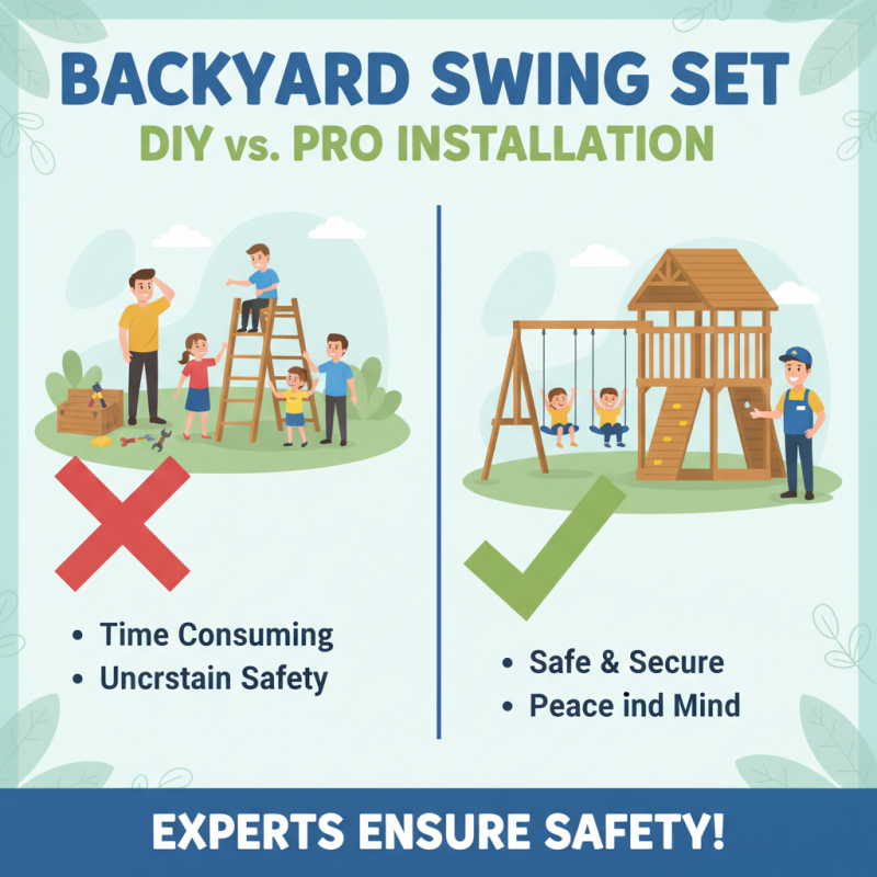 Why Choose Backyard Swing Sets with Installation for Your Home?