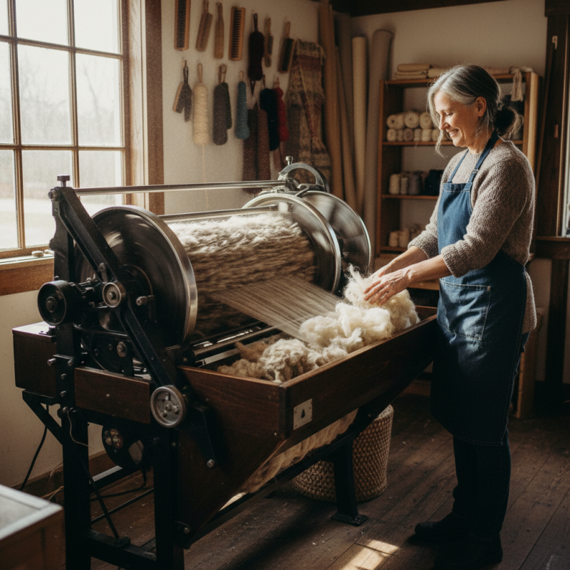 Top 10 Benefits of Using a Wool Carding Machine?