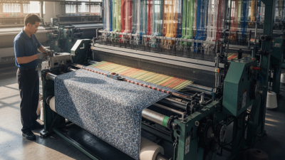 What is a textile weaving machine and how does it work?