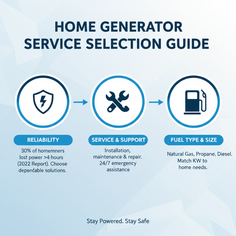 How to Choose the Right Home Generator Service for Your Needs?