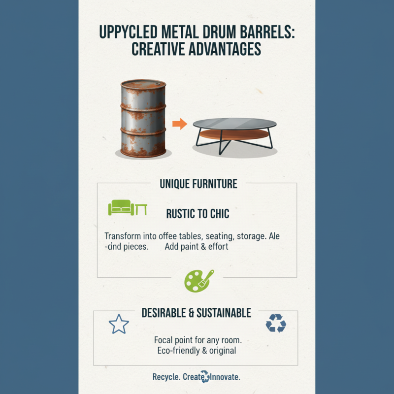 How to Recycle a Metal Drum Barrel for Creative Uses?