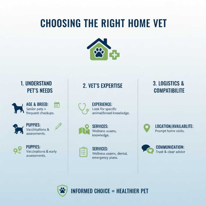 How to Choose the Right Home Vet for Your Pet's Needs?