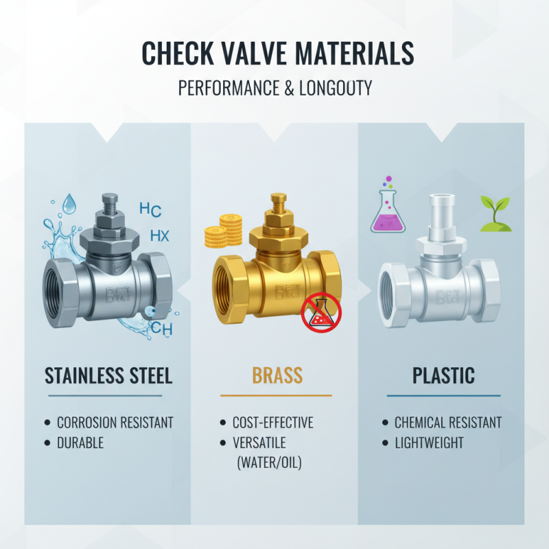2026 Top Check Valves Types and Their Applications Guide?