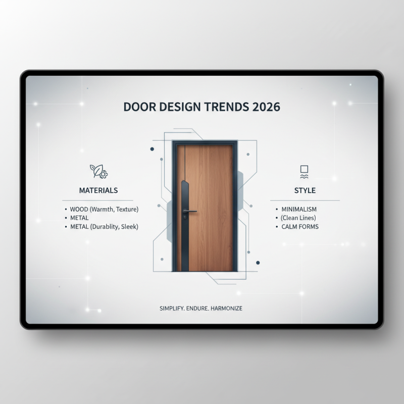 2026 Best Modern Doors Trends for Your Home Design Needs?