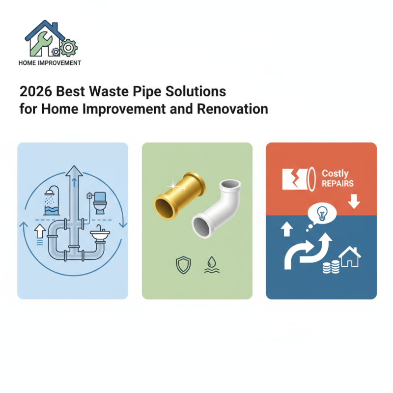 2026 Best Waste Pipe Solutions for Home Improvement and Renovation?