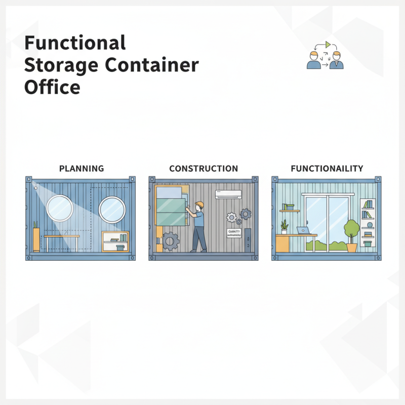 How to Create a Functional Storage Container Office for Your Business?