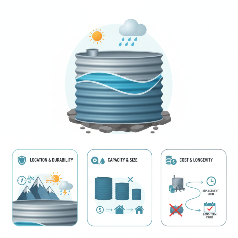How to Choose the Right Corrugated Steel Water Tank for Your Needs?